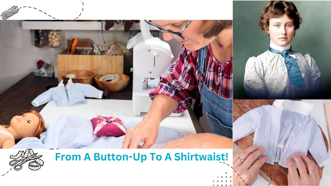 Sewing Summer Sportswear part 4: From A Button Up To A Shirtwaist