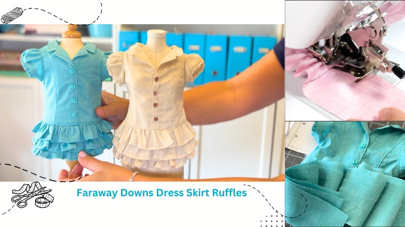 Sewing The Faraway Downs Dress - The Gathered Skirt Ruffles