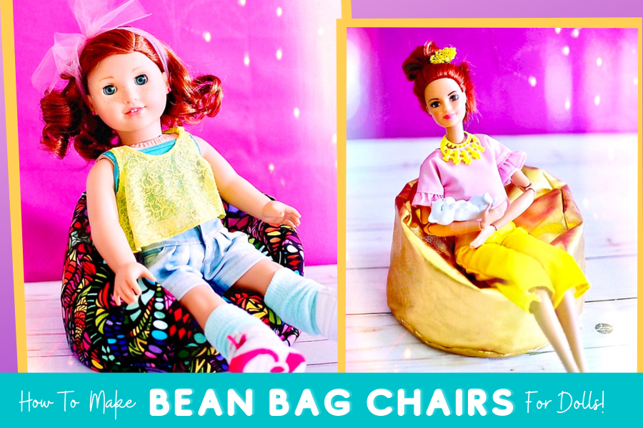 How To Make A Bean Bag Chair For Dolls of All Sizes