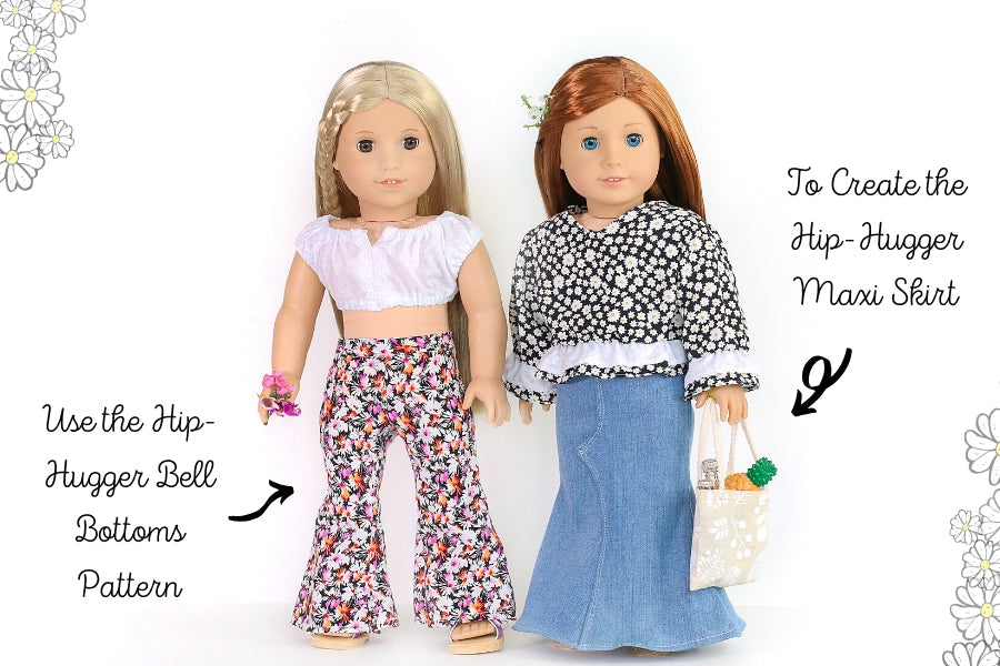 Hip-Hugger Maxi Skirt Pattern Hack