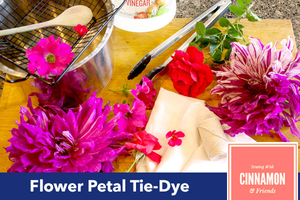 Working With Natural Fabric Dyes - Flower Petal Tie-Dye