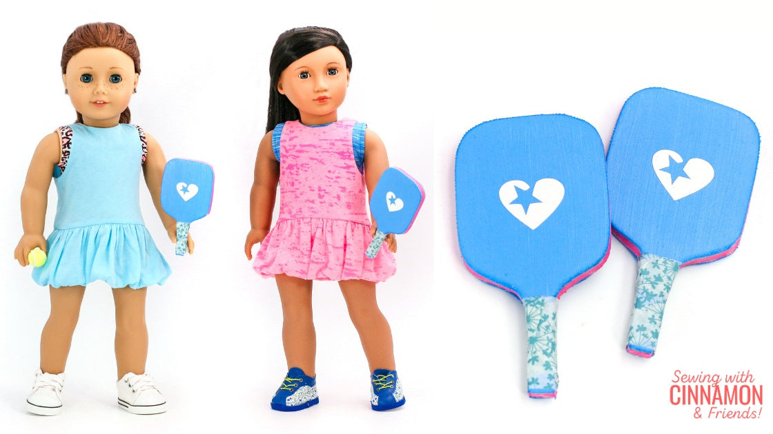 Summer Sportswear Continues! DIY Miniature Pickleball Paddle Perfect For Dolls!