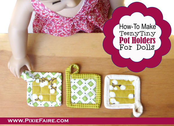 Doll-Sized Potholders