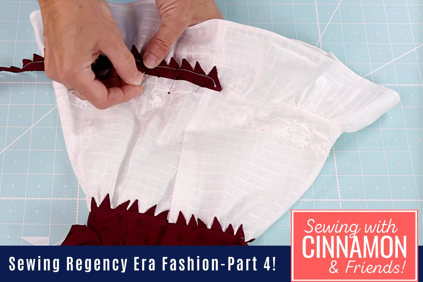 Sewing Regency Fashion Part 4