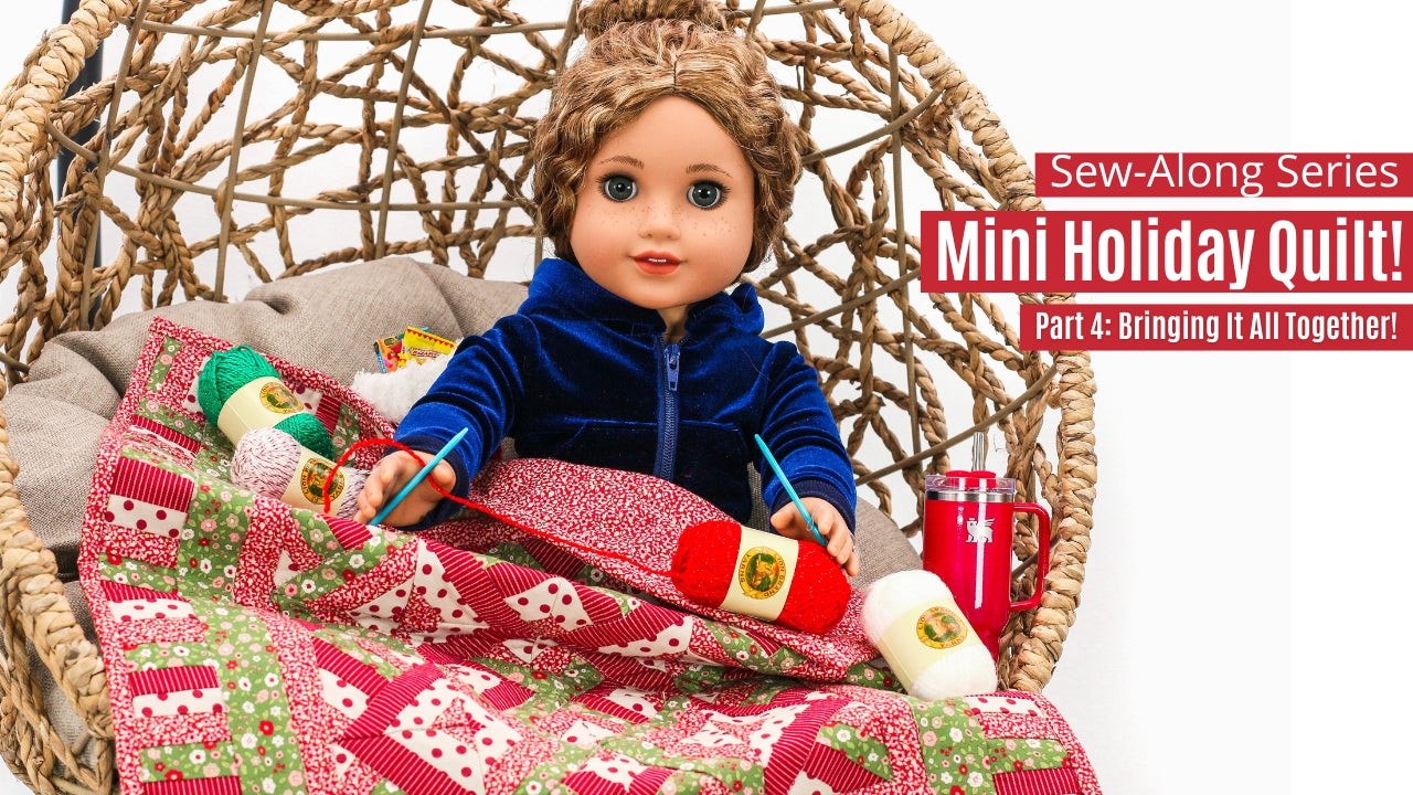 Sewing The Mini Holiday Quilt Tilda Style Part 4