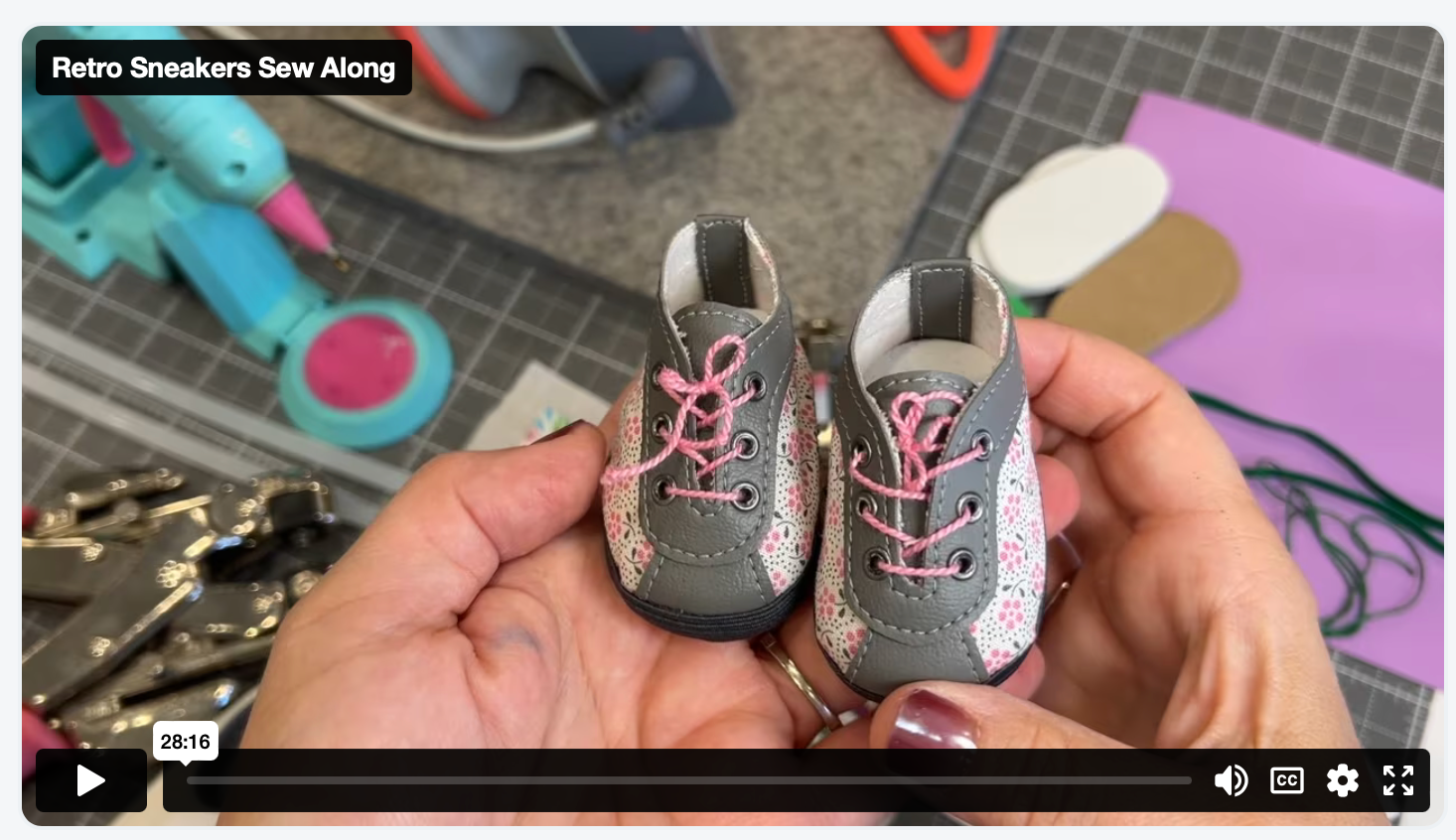 Sewing Summer Sportswear Continues! Retro Sneakers Sew-Along