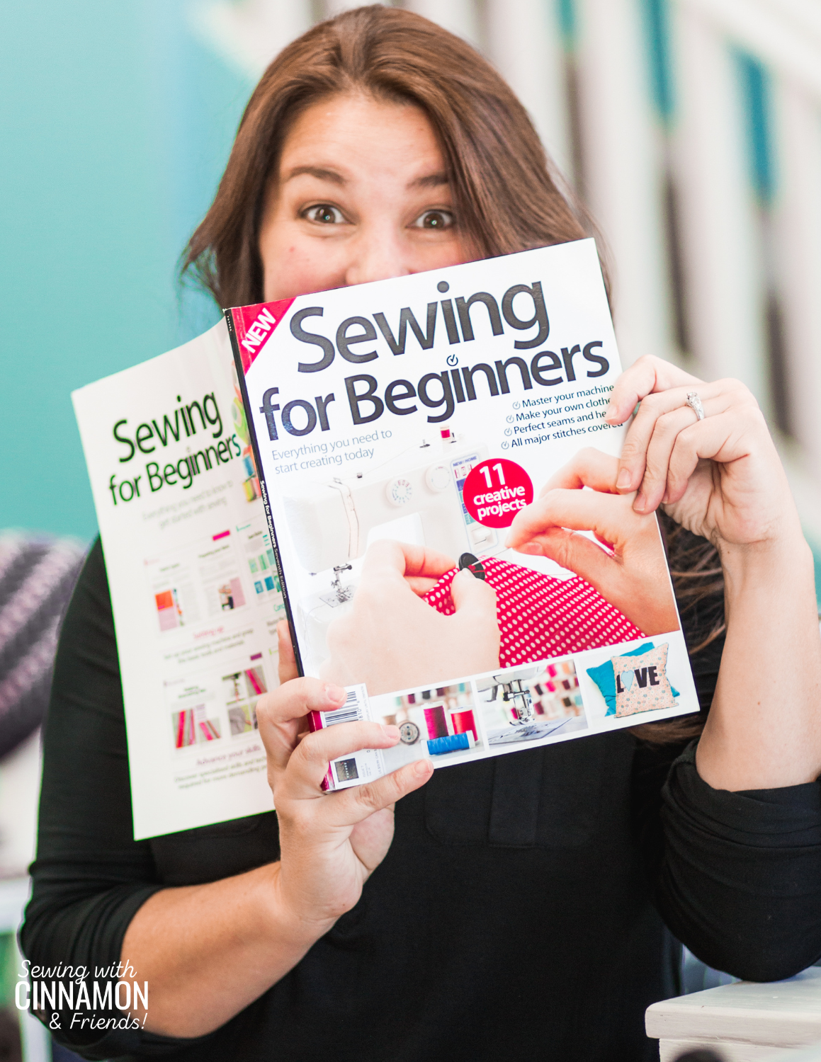 Learn To Sew with Cinnamon's New Basic Sewing Book!