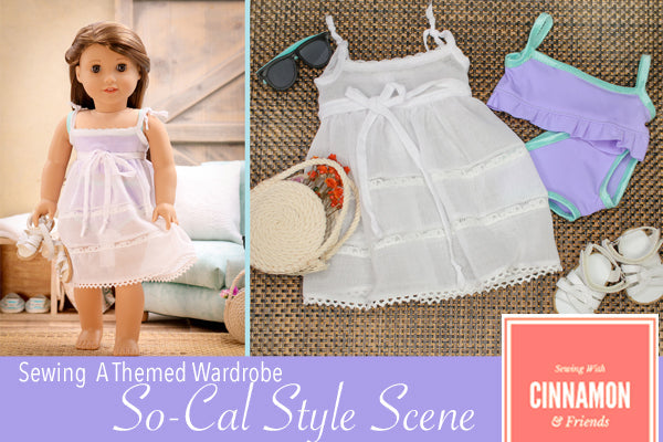 Sewing A Themed Wardrobe: The CA Cami Cover Up Pattern Hack