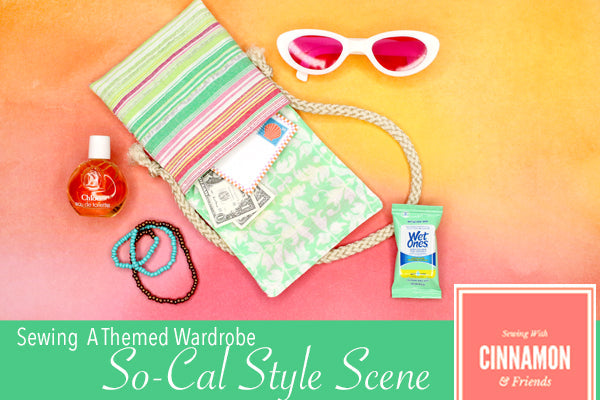 Sewing A Themed Wardrobe: Quick & Easy Boho Shoulder Bag Tutorial