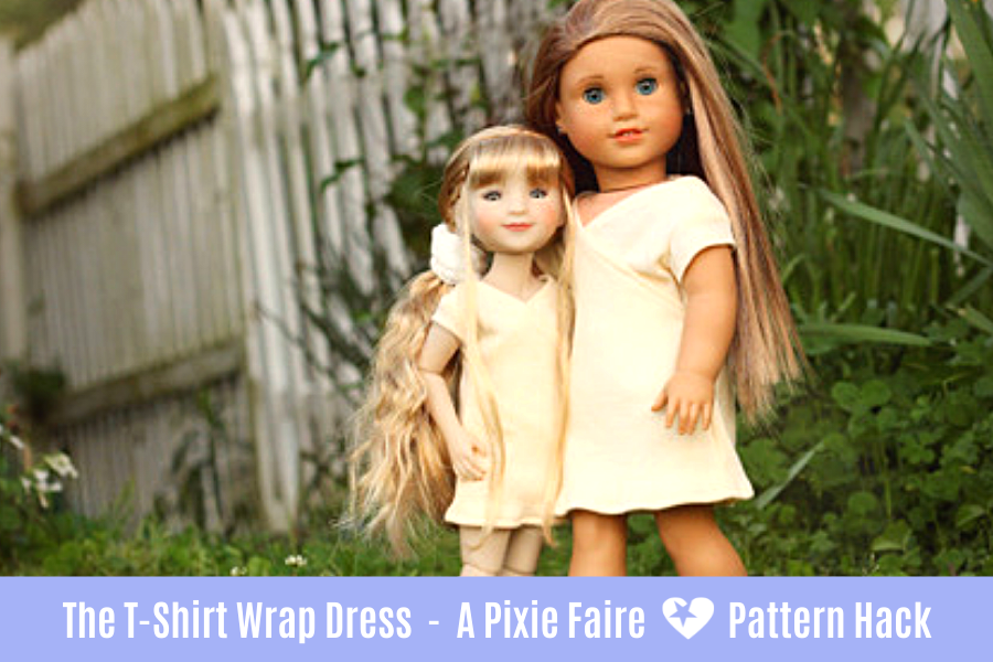 How To Turn The T-Shirt Into A Wrap Dress: Pattern Hack