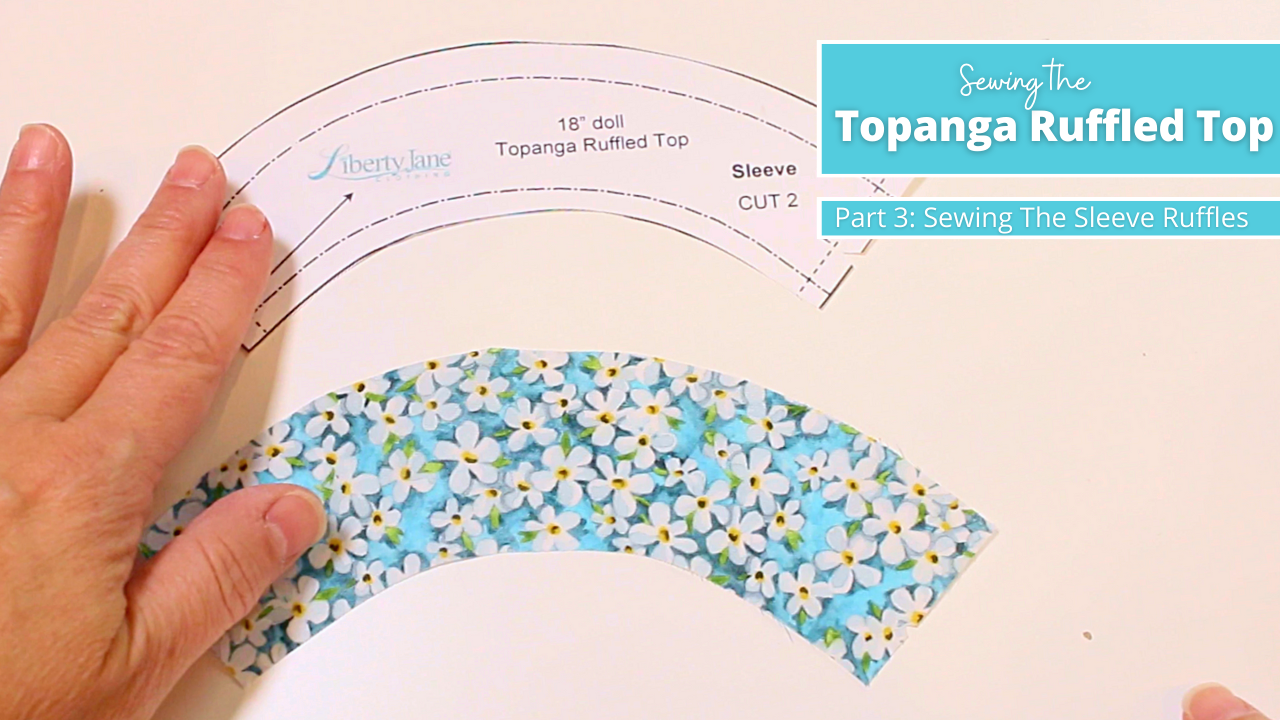 Topanga Ruffled Top Sew Along Part 3