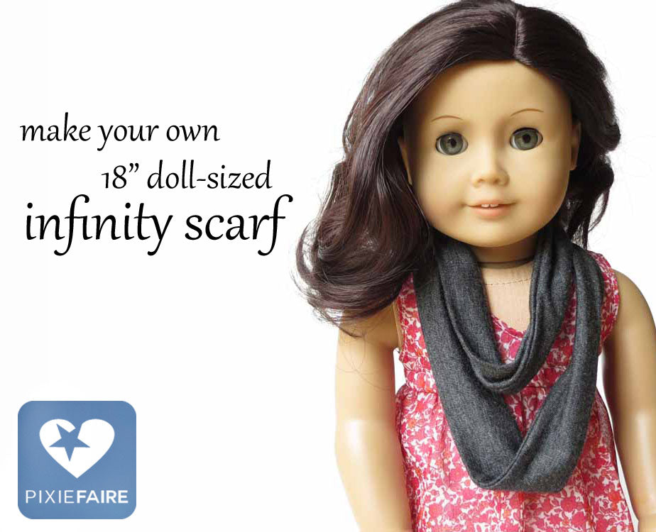 Easy infinity scarf tutorial for dolls