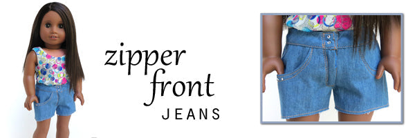 LJ Pattern Hack: Classic Jeans to Zipper-Front Jeans Free Tutorial