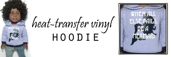Heat Transfer Vinyl Hoodie Free Tutorial