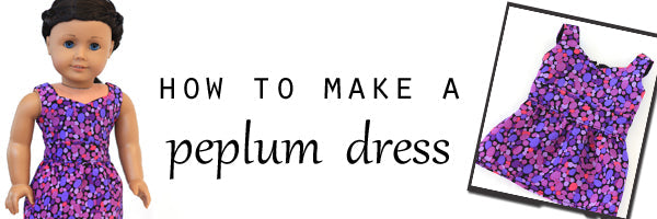 How to Make a Peplum Dress