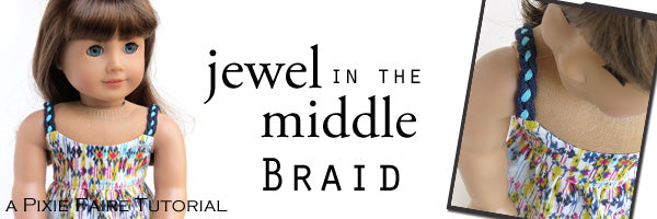 Make a "Jewel in the Middle" Braid