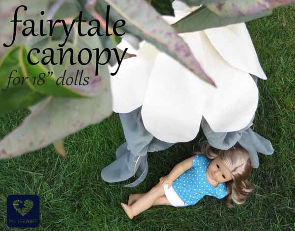 Fairytale Hideout -- make a dreamy doll canopy