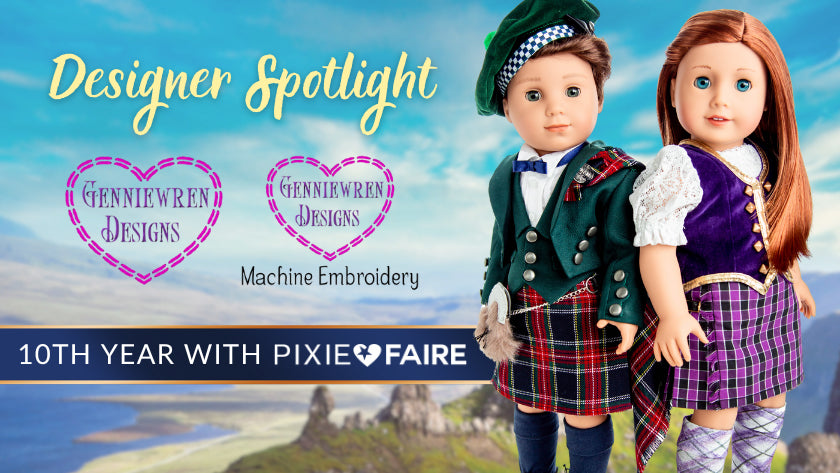 Meet Genine Allan, Designer of Genniewren Designs & Genniewren Designs Machine Embroidery
