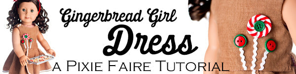 Forever 18 Inches Pattern Hack: Gingerbread Dress
