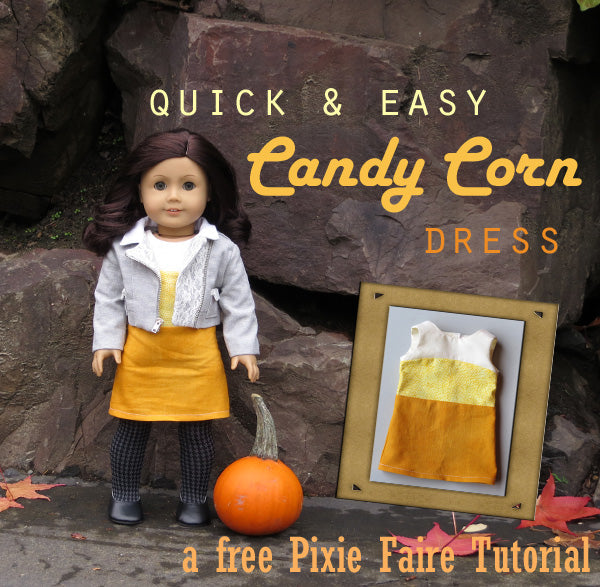 Quick Candy Corn Dress
