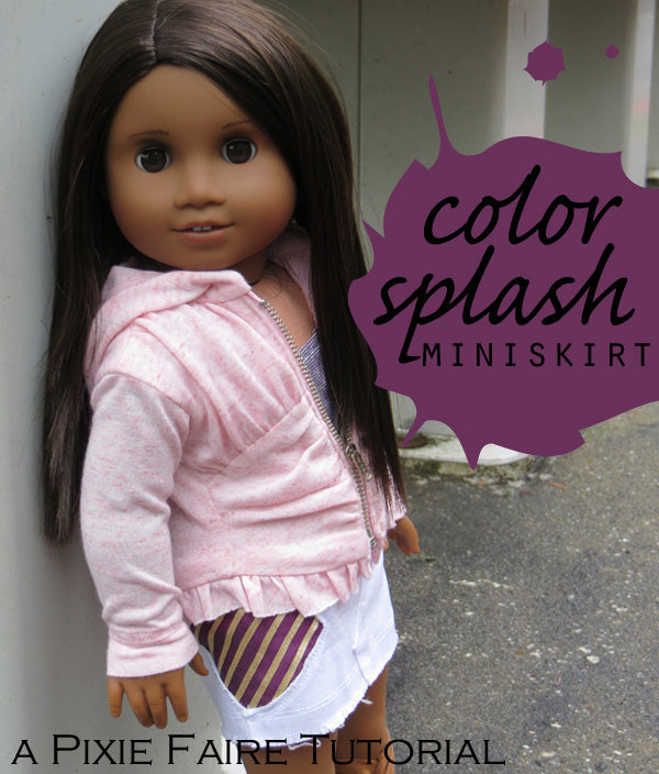 Color Splash Miniskirt