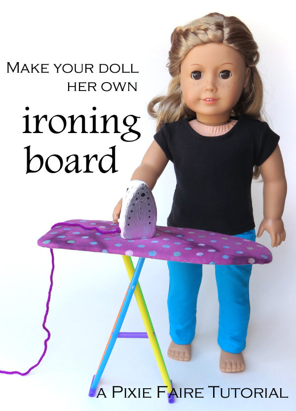 DIY Doll-sized Ironing Board