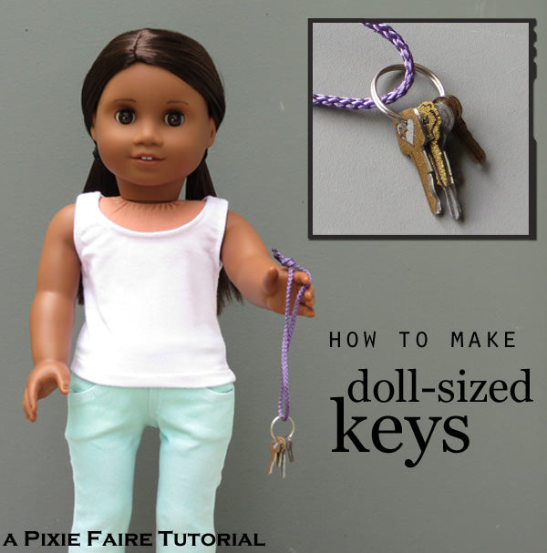 Doll-sized keys