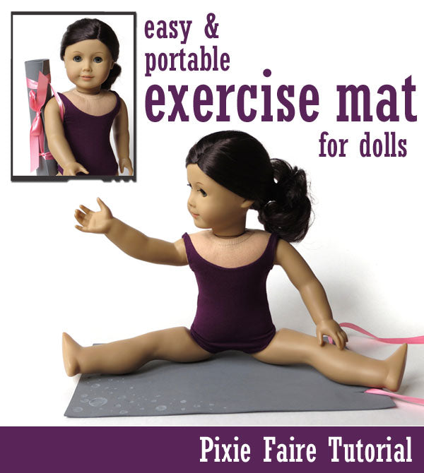 Doll-sized Workout Exercise Mat
