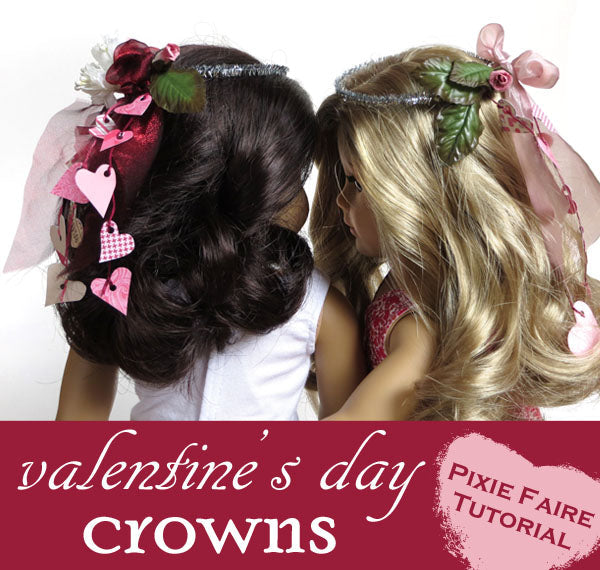 Valentine's Day Doll Crown