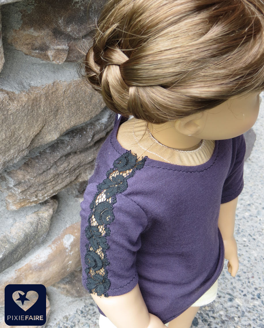 Peek-a-boo lacework tutorial