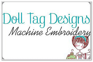 Doll Tag Designs Machine Embroidery