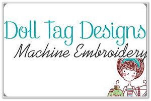 Doll Tag Designs Machine Embroidery