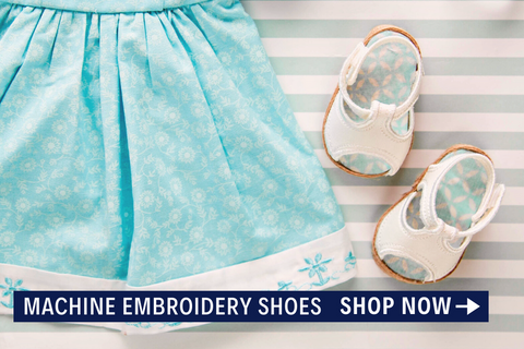 Machine Embroidery Shoe Designs