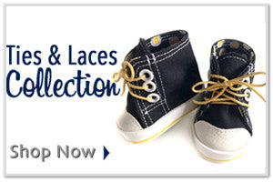 18 Inch Doll Shoe Patterns - Ties and Laces