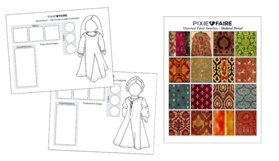 SWC Classes Sewing Medieval Era Fashion Master Class Video Course Pixie Faire