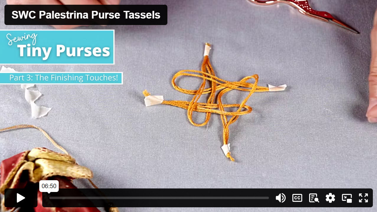 SWC Classes Sewing Tiny Purses Master Class Video Course Pixie Faire