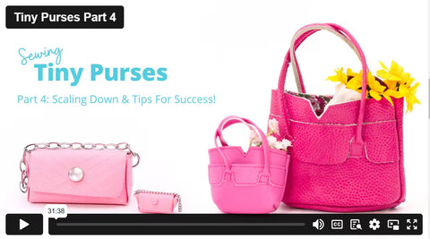 SWC Classes Sewing Tiny Purses Master Class Video Course Pixie Faire