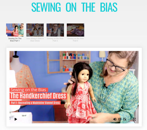SWC Classes Sewing On The Bias Master Class Video Course Pixie Faire