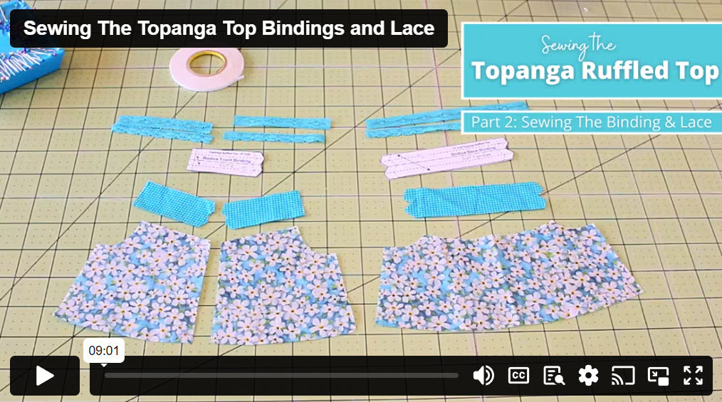 SWC Classes Sewing The Topanga Ruffled Top  Master Class Video Course Pixie Faire