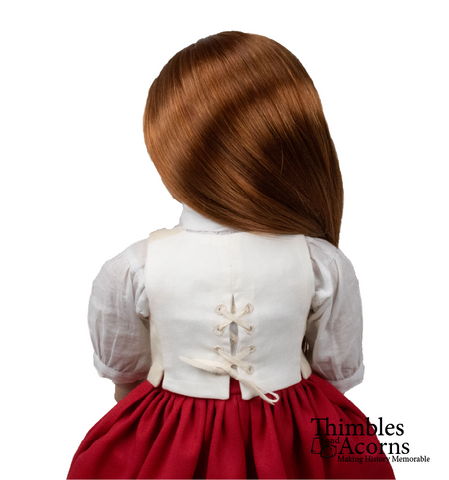 1776 Riding Habit 18" Dolls Clothes Pattern