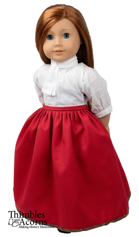 1776 Riding Habit 18" Dolls Clothes Pattern