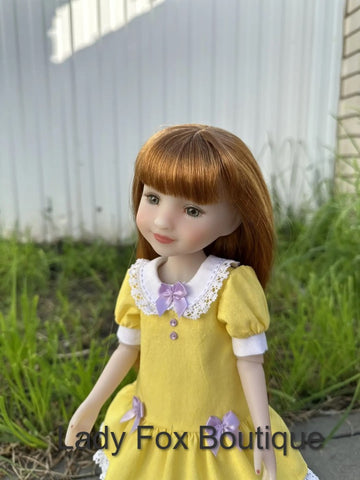Garden Whisper Dress 14.5-15 Inch Doll Clothes Pattern