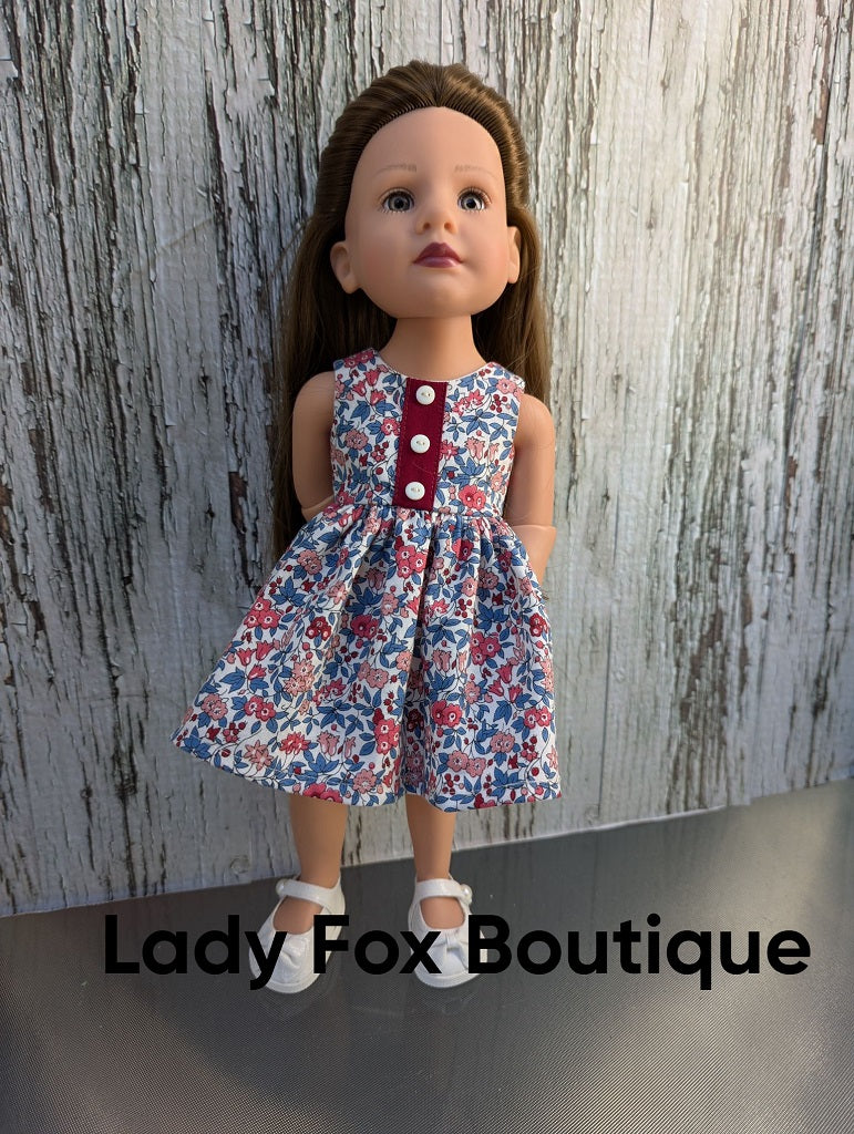 Lady Fox Boutique Gotz Little Kids Tiny Charmer Dress Doll Clothes Pattern For 14 Inch GOTZ Little Kidz Dolls Pixie Faire