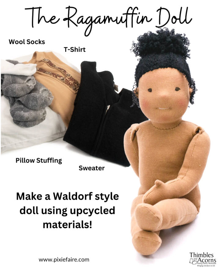 SWC Classes Creative Upcycling The Ragamuffin Doll  Master Class Video Course Pixie Faire