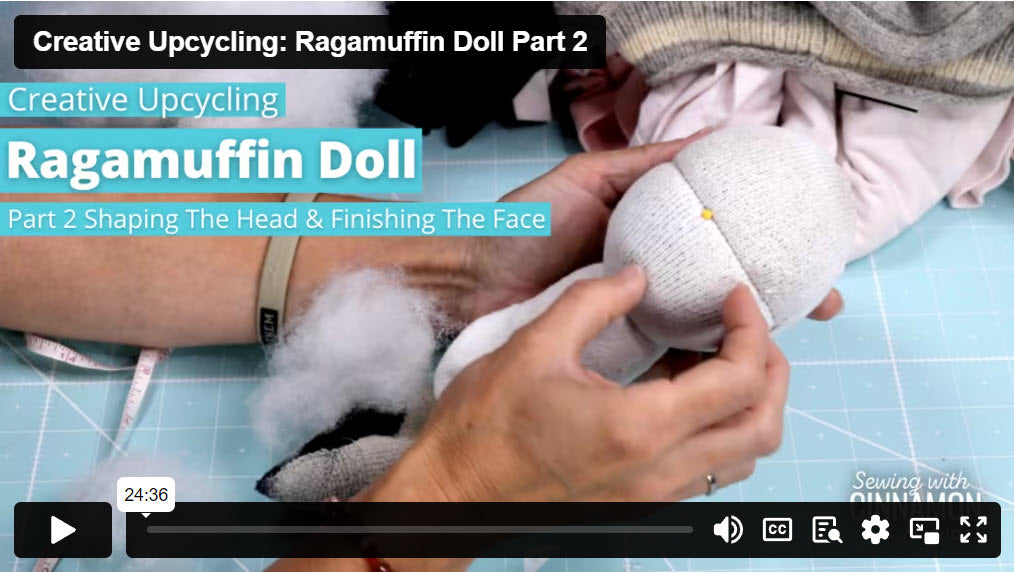 SWC Classes Creative Upcycling The Ragamuffin Doll  Master Class Video Course Pixie Faire