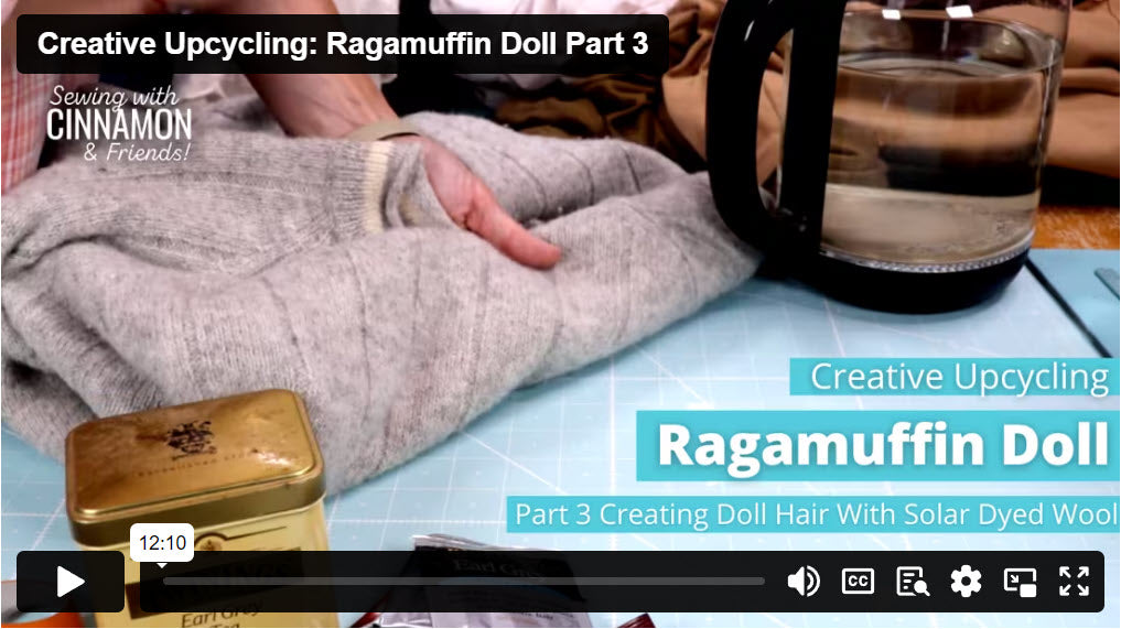 SWC Classes Creative Upcycling The Ragamuffin Doll  Master Class Video Course Pixie Faire