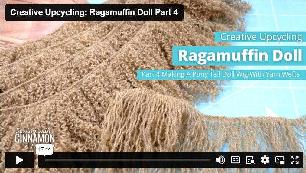 SWC Classes Creative Upcycling The Ragamuffin Doll  Master Class Video Course Pixie Faire