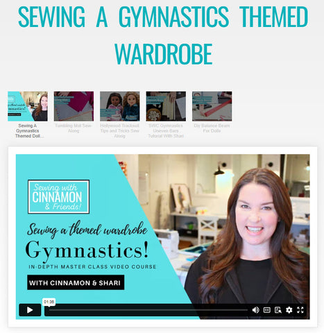 SWC Classes Sewing A Themed Wardrobe Gymnastics Master Class Video Course Pixie Faire