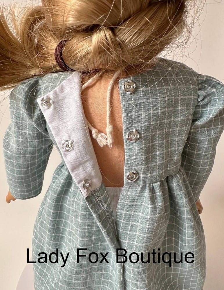 Lady Fox Boutique 18 Inch Historical Sweet Caramel Dress 18 Inch Doll Clothes Pattern Pixie Faire