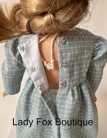 Lady Fox Boutique 18 Inch Historical Sweet Caramel Dress 18 Inch Doll Clothes Pattern Pixie Faire